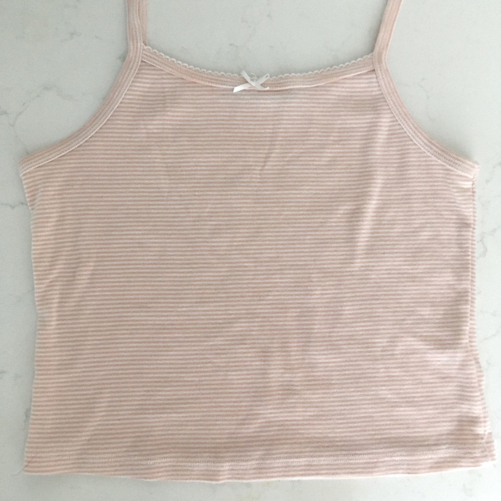 Brandy Melville striped crop top